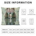 thumbnail image 5 of BANET High Heel Shoes Throw Pillow Cover, Pink High Heel Shoes Decorative Couch Pillow Case Farmhouse Cushion Covers for Bedroom Home Dorm Car 22x22in, 5 of 5