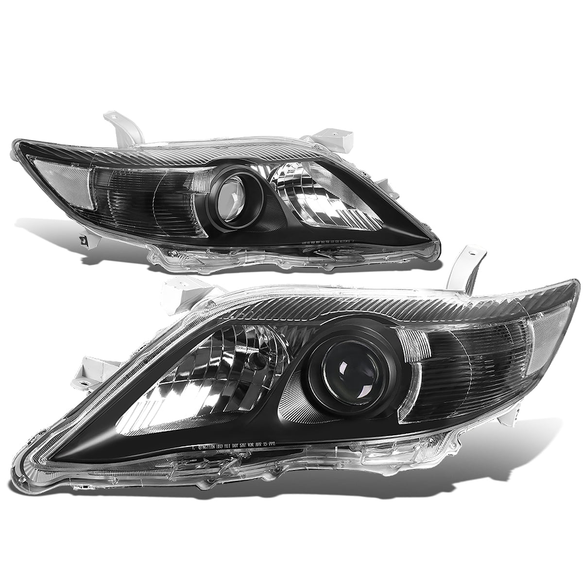 For 2010 to 2011 Toyota Camry XV40 Projector Headlight Black Housing Clear Corner Headlamp Left ...