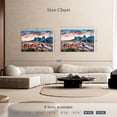 thumbnail image 4 of Elephant Stock Croatian Paradise Sunset Wall Art - Horizontal Canvas Wall Art - Living Room Wall Decor - City Canvas - Gray And Orange Decor - 48" x 32", 4 of 8