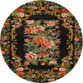 thumbnail image 1 of Ahgly Company Indoor Round Traditional Red Medallion Area Rugs, 4' Round, 1 of 6