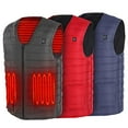 thumbnail image 1 of Gilet Chauffant Infrarouge pour Hommes Automne Extérieur Usb 5 Places Veste Thermique Électrique Flexible Hiver Pêche Randonnée, 1 of 2