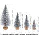thumbnail image 2 of Árbol de Navidad Pangda Mini plateado artificial x42, 2 of 7