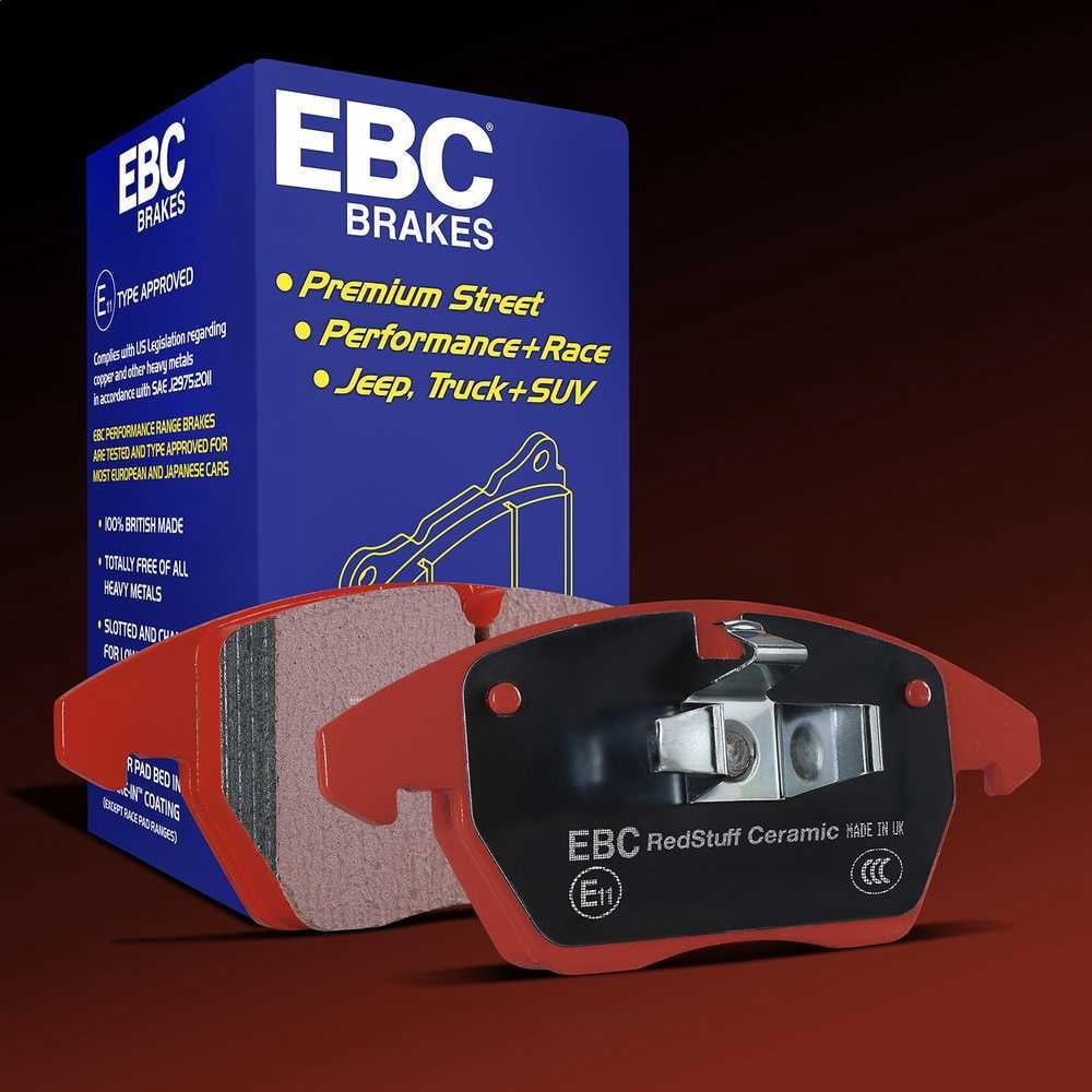 EBC 04-06 Audi TT Quattro 3.2 Redstuff Front Brake Pads Fits select: 2005-2006 CHRYSLER CROSSFIRE, 2005 MERCEDES-BENZ E