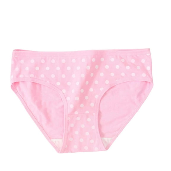 hoksml Women's Cotton Printed Underwear - Mid Rise Breathable Panties for Everyday Comfort