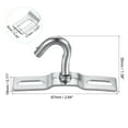 thumbnail image 3 of Uxcell Pad Eye Plate Ceiling Hooks Wall Mount Hanger Galvanized Iron, 4 Count, 3 of 5