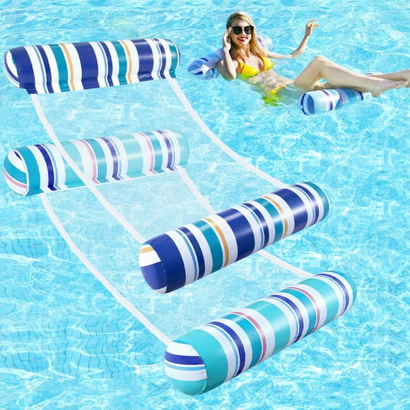 Pack de 2 hamacas inflables Pool Floats Clothirily para adultos