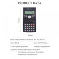 thumbnail image 4 of CNKOO Scientific Calculators 12-Digit TI-84 Plus CE Digit Graphing Calculator Battery and Solar Hybrid Powered LCD Display for Business  Office  High School and College 6.5”x3.4”x0.9” Bla, 4 of 9
