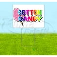 thumbnail image 1 of Rainbow Cotton Candy (18" X 24") Yard Sign, Includes Metal Step Stake, 1 of 6