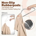 thumbnail image 4 of Perchas para ropa House Day, plástico resistente, 60 unidades, color gris, 4 of 9
