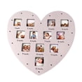 thumbnail image 4 of Rongfmy Heart Shape Baby First Year Frame for Party Decorations Birthday Newborn Pink, 4 of 9