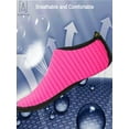 thumbnail image 6 of Gustave Unisex Barefoot Water Skin Shoes Strip Beach Sock Quick-Dry Aqua Water Socks For Beach Swim Surf Outdoor Exercise "2XL,Rose Red", 6 of 8