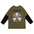 thumbnail image 2 of T-Shirt à Manches Longues pour Garçons, Pull Décontracté, Couleur Unie, Col Rond, Taille 3-12T, 2 of 8