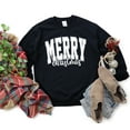 thumbnail image 3 of Merry Christmas Cursive Bold | Sweatshirt, 3 of 5