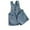Blue, variant on WOYY Toddler Girl's Denim Jumpsuit Shortall Cute Cartoon Embroidery Overalls Dungarees
