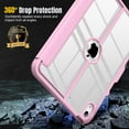 thumbnail image 6 of MoKo Case for iPad 11-inch (A16) 11th Generation Case 2025/ iPad 10th Generation Case with Pencil Holder 2022 10.9", Built-in Screen Protector Clear Back, Multi Angle Viewing Stand, Nosegay, 6 of 8