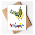thumbnail image 1 of Corn Plug Cable Charge Pattern Wedding Cards Félicitations Enveloppes de Voeux, 1 of 3