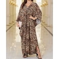 thumbnail image 6 of Women’s Kaftan Beach Cover Up Dress Plus Size Summer Swimsuit Loungewear Maxi Dress, 6 of 11