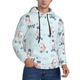 thumbnail image 2 of Haiem Poodle Playing Skateboard Patterned Men's Hoodie with Kangaroo Pocket - Ideal Pullover Sweatshirt for Daily Wear, Travel, and Home-3X-Large, 2 of 7