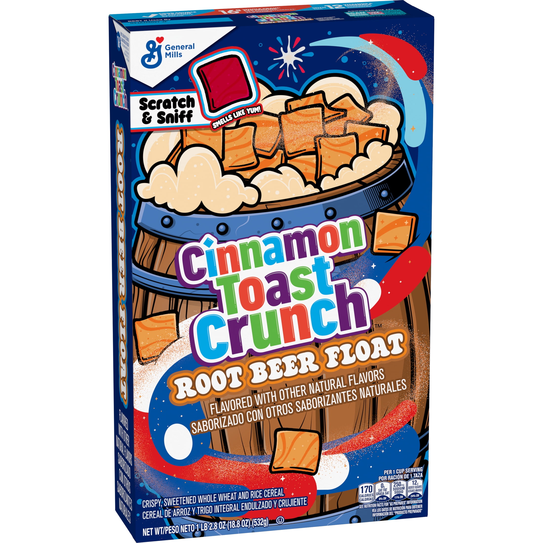 Cinnamon Toast Crunch Root Beer Float Cereal and Scented Box, Walmart Exclusive, 18.8 oz
