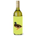 thumbnail image 1 of "Treasures Silver Bantam Duck Green Decorative Bottle Hugger, 750 ml, Multicolor" Caroline's Treasures BB7693LITERK, 1 of 1