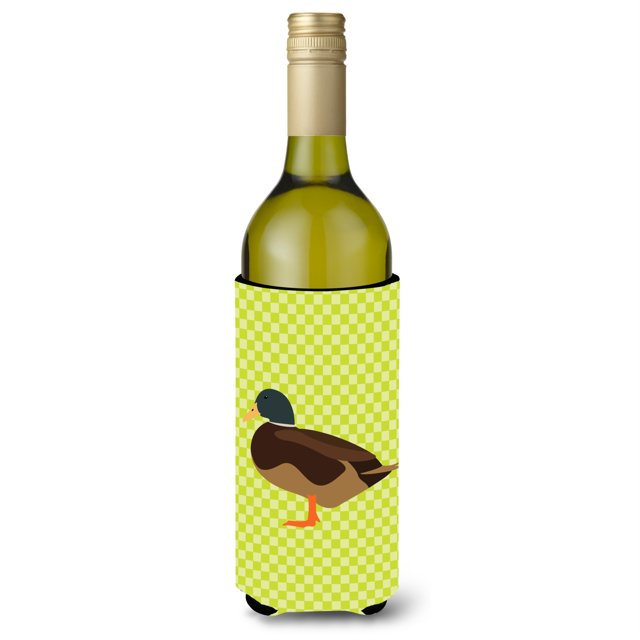 "Treasures Silver Bantam Duck Green Decorative Bottle Hugger, 750 ml, Multicolor" Caroline's Treasures BB7693LITERK