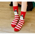 thumbnail image 6 of 5Pairs Baby Toddler Christmas Socks Kids Non Slip Grip Socks Xmas Cotton Winter Holiday Cozy Socks for Boy/Girl Children, 6 of 7