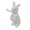 White, variant on Tyidzon Flocked Bunny Easter Decorations with Bow Ties, Rabbit Figurines for Easter Centerpieces, Spring Home Tabletop Shelf Decor & Seasonal Gift