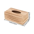 thumbnail image 7 of Household Wooden Tissue Box Pumping Box Napkin Box Wood Wet Tissue Holder Dispenser Home Napkin Organizer Storage Boxs, 7 of 7