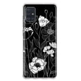 thumbnail image 1 of MUNDAZE Samsung Galaxy A51 Étui de Protection Hybride Transparente Antichoc avec Motif Floral Blanc, 1 of 6