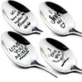 thumbnail image 2 of Stainless Steel Spoons Engraved Spoon 1-Piece, 2 of 3