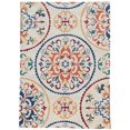 thumbnail image 1 of Linon Tripoli Rondels Hand Tufted Polyester 8'x10' Rug in Ivory, 1 of 5