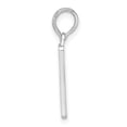 thumbnail image 3 of FJC Finejewelers 925 Sterling Silver Rhodium Plated Enameled Small Key West Mile 0 Charm 20 x 9 mm, 3 of 6