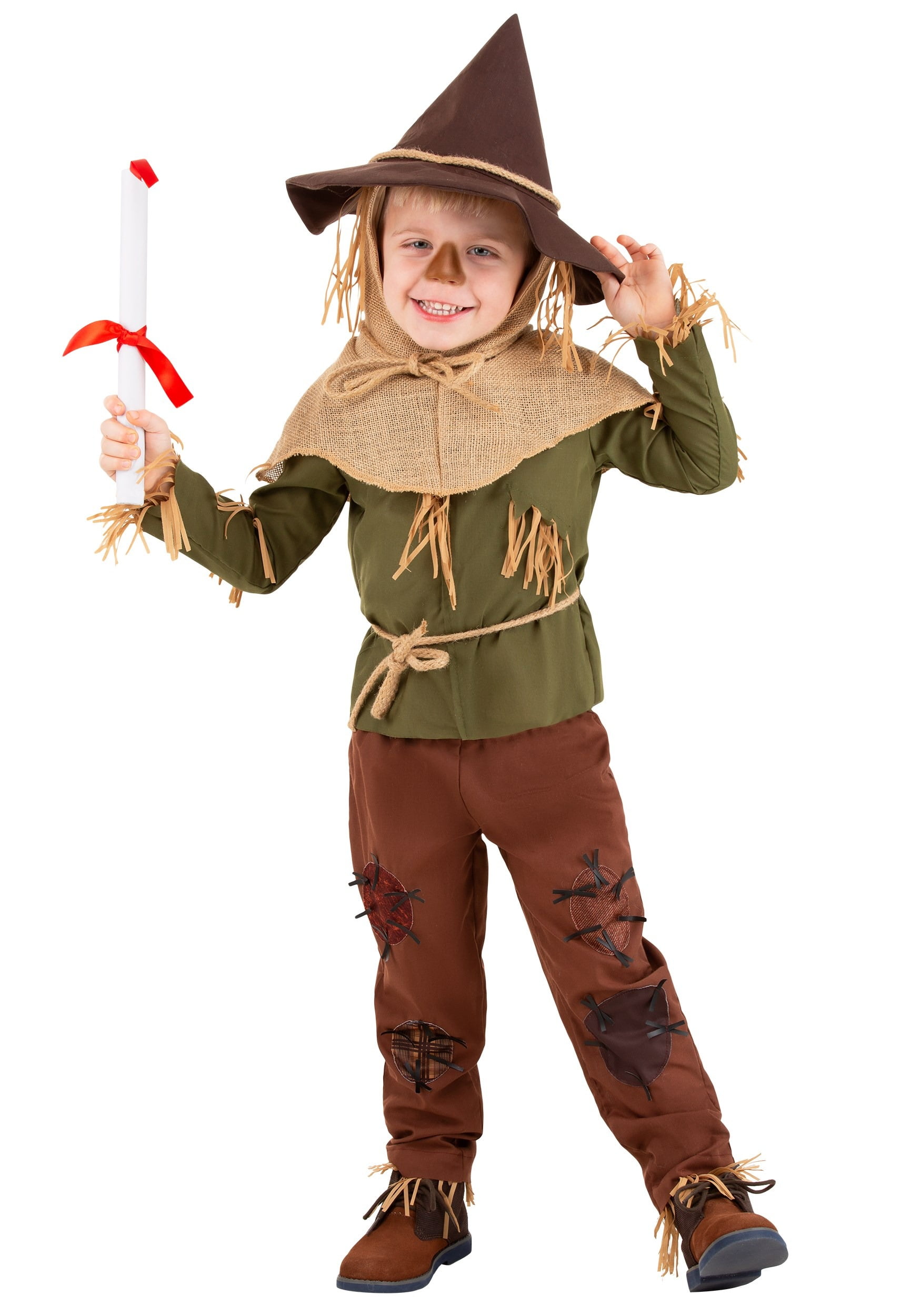 Child Kids Boys Wizard of Oz Scarecrow Classic Costume Small 4-6