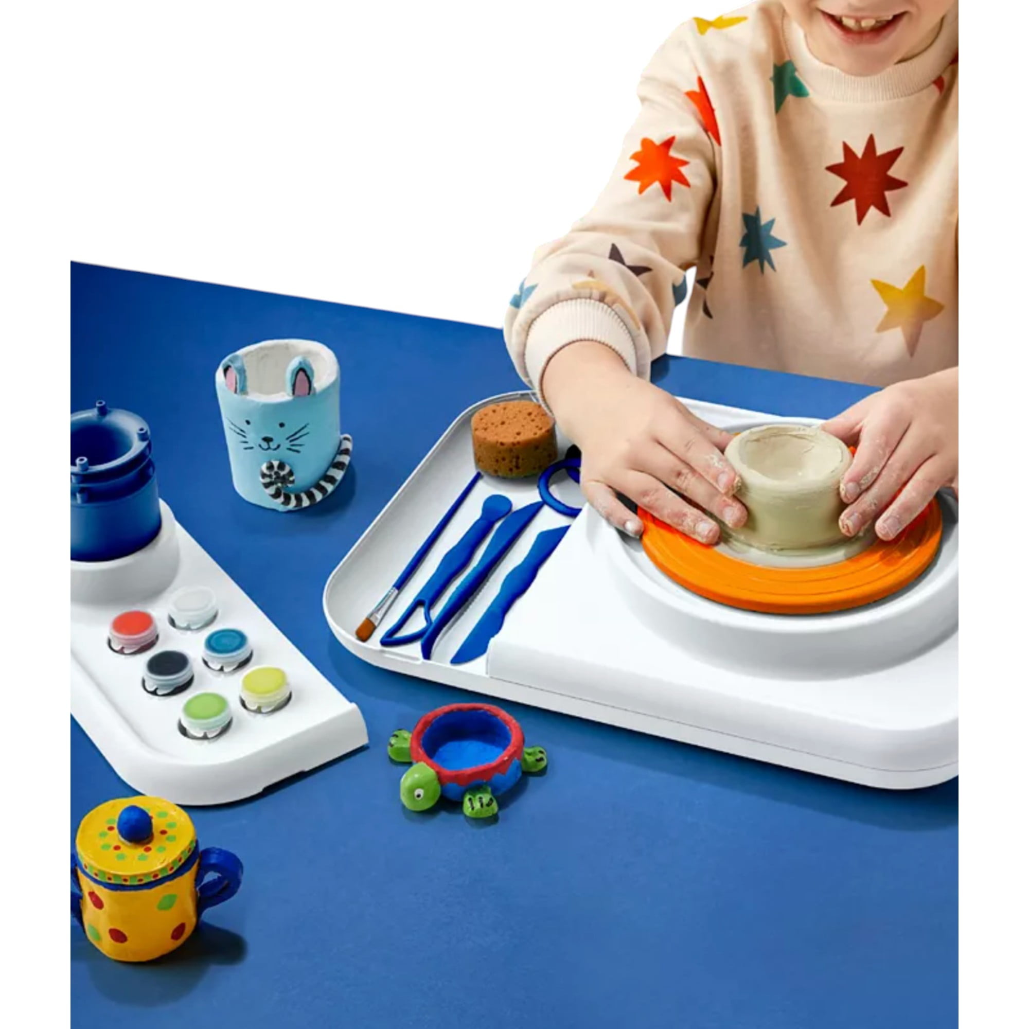 Motorized Pottery Wheel Clay Art Studio Set