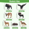 thumbnail image 3 of Figuras de animales Toymany Mini North American Forest, 14 unidades, 3 of 8