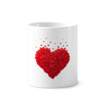 thumbnail image 1 of Forme Coeurs Rouges Saint Valentin Brosse à Dents Stylo Titulaire Mug Cerac Stand Crayon Tasse, 1 of 2