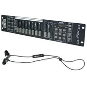 Chauvet DJ OBEY10 DMX-512 2U Rack Mount Light Controller OBEY 10+Earbuds