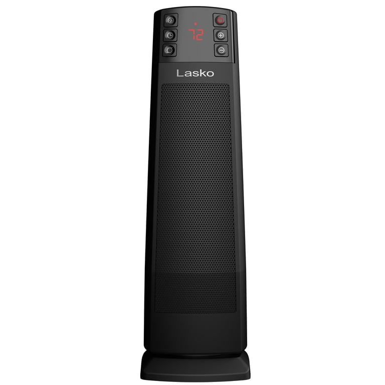 Lasko 22” Oscillating Electric Ceramic Tower Space Heater, Tip