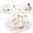 Beige, variant on Baby Gym Playmat with Seat Cushion, Tummy Time Mat, 6 Detachable Toys for Infant Newborn Toddler 0-18 Months,Beige