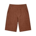 thumbnail image 5 of Oiangi Women's Dress Shorts High Waist Flat Front Shorts Casual Business Office Work Shorts with Pockets Coffee S, 5 of 5