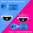 thumbnail image 6 of PetJoy Cat Shock Collar with Remote,2 in 1 Cat Training Collar with 4 Modes,Auto Anti Meow Collar,Mild and Helpful,Pink,Christmas Birthday Gifts, 6 of 8