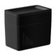 thumbnail image 2 of mfyjkho Organizador de plástico para caja de pañuelos, ideal para cocina, baño, tocador, dormitorio y mesas (negro, gris y beige), 20 x 19,5 x 12 cm. Fácil de rellenar, duradero y multiusos., 2 of 6