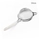 thumbnail image 5 of Hornear de acero inoxidable Harina Sieve granos Malla fina Malla antideslizante Restaurante Filtro portátil Tinter Suministros para el hogar 14 cm Manija Tamiz Inevent HA011931-03, 5 of 7