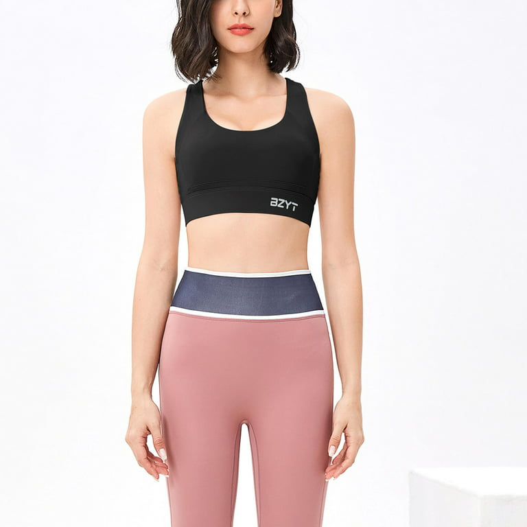 CHGBMOK Sports Bras for Women Underwear Women Shockproof Yoga Bra Quick Dry  Fitness Vest