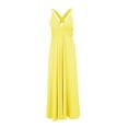 thumbnail image 4 of Ruyang Women's Summer Wrap Dress Formal Dresses Cocktail Tea Party Dress 2024 Ruffle V-Neck Wedding Guest Bridesmaid Dress, 4 of 5