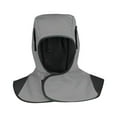 thumbnail image 1 of Capucha de soldadura de protección total, a prueba de polvo, resistente al desgaste, ligera, ignífuga, reutilizable, lavable para soldadores, máscara Gris, 1 of 8
