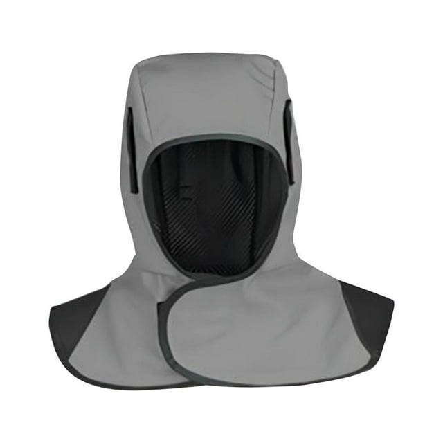 jinwen Full Protection Welding Hood Dustproof Welding Headwear Flame Retardant Washable Gray