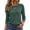 Dark Green, variant on Women's Long Sleeve Shirt Basic - Milk Silk Round Neck Base Layer, Loose Casual Plus Size Top for Women, Winter Essentials with Soft Stretch