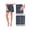 Deep Blue, variant on Dasawamedh Women's 5 Inch High Waisted Shorts Pockets Yoga Running Workout Gym Athletic Deep Blue XL