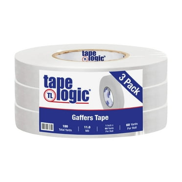Tape Logic Gaffers Tape 11 Mil 1" x 60 yds. White 3/Case T98618W3PK